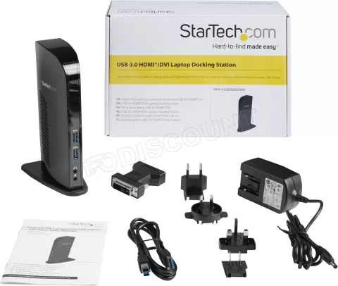 Photo de Station d'accueil USB-A 3.0 Startech HD (Noir)