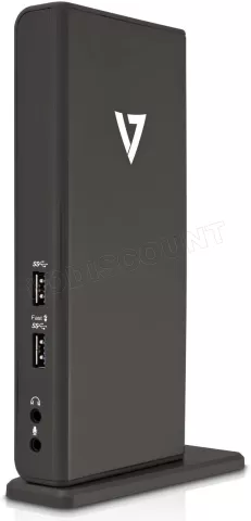 Photo de Station d'accueil USB-A 3.0 V7 avec alimentation 65W (Noir)