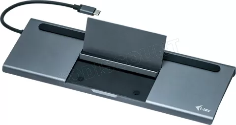 Photo de Station d'accueil USB-C 3.1 I-Tec 4K Triple Display Docking Station (Gris)