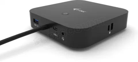 Photo de Station d'accueil USB-C I-Tec Dual Display Docking Station avec alimentation 100W (Noir)