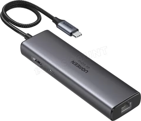 Photo de Station d'accueil USB-C Ugreen 6en1 (Gris)