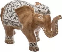 Photo de Statuette Eléphant Atmosphera 24 cm en résine (Marron)