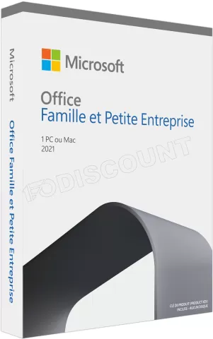 Photo de Suite Bureautique Microsoft Office Famille et Petite Entreprise 2021 - 1 Licence (PKC - Carte d'activation)