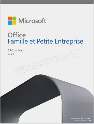 Photo de Suite Bureautique Microsoft Office Famille et Petite Entreprise 2021 - 1 Licence (PKC - Carte d'activation)
