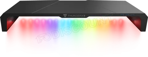 Photo de Support de table pour Moniteur ThunderX3 AS5-Hex RGB avec hub 3xUSB 3.0 (Noir)