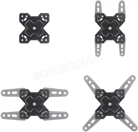 Photo de Support d'écran à fixer TooQ LP1345TN-B 13"-43" (20kg max) (Noir)