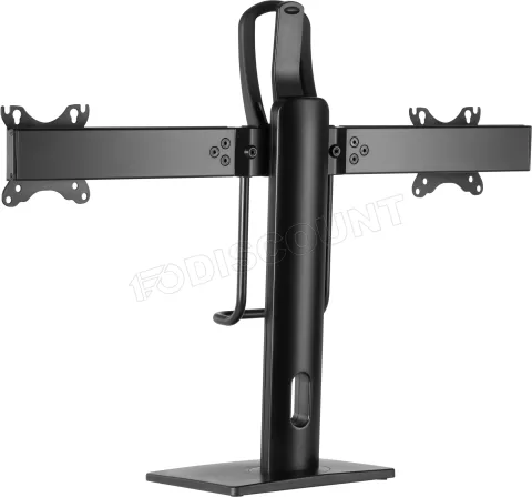 Photo de Support Double écran à poser Gembird 27" (12kg max) (Noir)