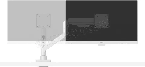 Photo de Support écran à fixer BenQ Ergo Arm - 45" (20kg max) (Blanc)