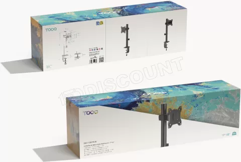 Photo de Support écran à fixer Tooq DB1130TN-B 17"-32" (10kg max) (Noir)