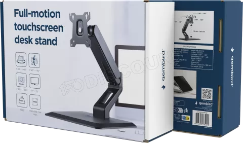 Photo de Support écran à poser Gembird MS-D1ST-01 17" - 32" (10kg max) (Noir)