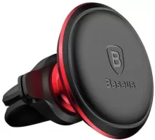 Photo de Support magnétique de téléphone avec pince Baseus (Rouge)