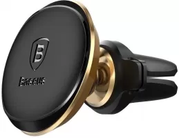 Photo de Support magnétique de téléphone avec pince Baseus SUGX-A0V (Noir)