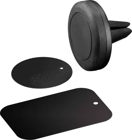Photo de Support magnétique de téléphone sur grille d'aération Goobay (Noir)