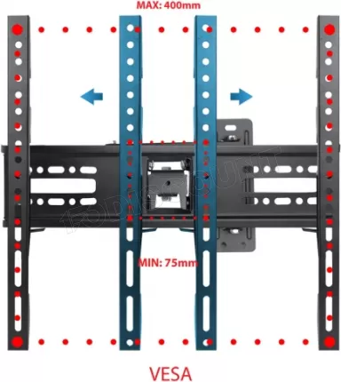 Photo de Support mural pour écran Esperanza Atlas de 26" à 70" (45kg max)