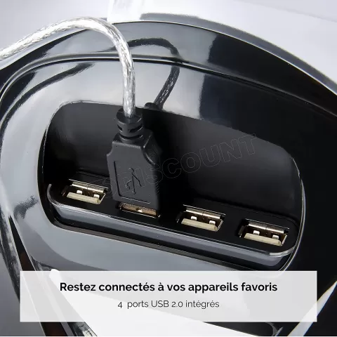 Support réhausseur pour PC avec 4 ports USB