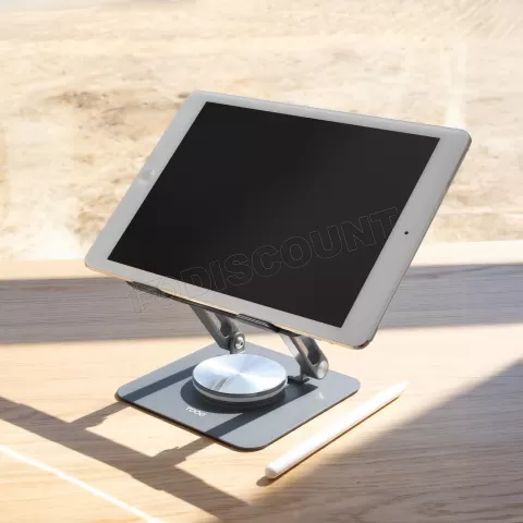 Photo de Support tablette universel sur pied Tooq  NARVI-G (gris)
