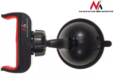 Photo de Support universel de téléphone pour voiture Maclean MC-658 à ventouse (Noir)