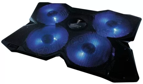 Photo de Support ventilé Berserker Gaming Niflheim Bleu 17"max (Noir)