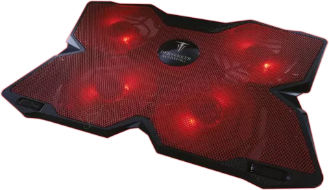 Photo de Support ventilé Berserker Gaming Niflheim Rouge 17"max (Noir)