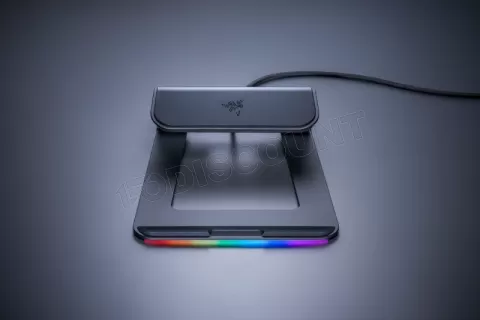 Photo de Support/Réhausseur Razer Chroma RGB pour portable 15,6"max avec Hub USB 3.0 (Noir)