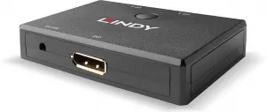 Photo de Switch DisplayPort Lindy 1.2 - 2 ports (Noir)