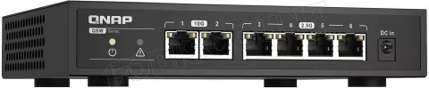 Photo de Switch réseau ethernet 10Gbit/s Qnap QSW-2104-2T - 6 ports (Noir)
