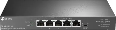 Photo de Switch réseau ethernet 2,5 Gbit/s TP-Link TL-SG105PP-M2 - 5 ports dont 4x PoE++