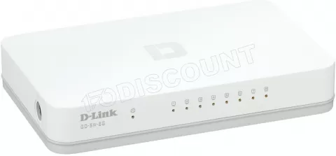 Photo de Switch réseau ethernet Gigabit D-Link GO-SW-8G - 8 ports