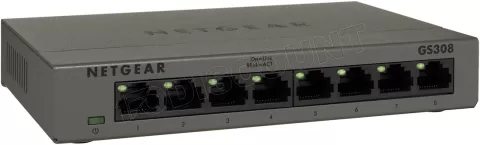 Photo de Switch réseau ethernet Gigabit Netgear GS308 - 8 ports (Métal)