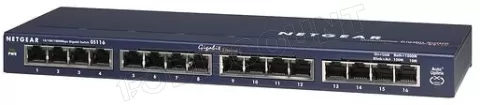 Photo de Switch réseau ethernet Gigabit Netgear ProSafe GS116 - 16 ports (Métal)