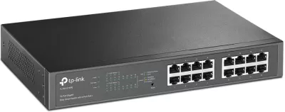 Photo de Switch réseau ethernet Gigabit TP-Link Easy Smart TL-SG1016PE - 16 ports dont 8x PoE
