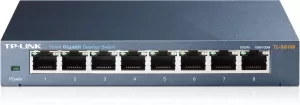 Photo de Switch réseau ethernet Gigabit TP-Link SG108 - 8 ports (Métal)
