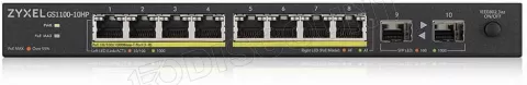Photo de Switch réseau ethernet Gigabit Zyxel GS1100-HP v2 - 10 ports dont 8x PoE