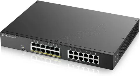 Photo de Switch réseau ethernet Gigabit Zyxel GS1900-EP - 24 ports dont 12x PoE