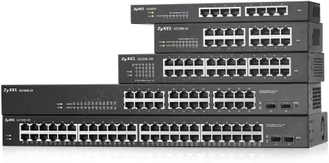 Photo de Switch réseau ethernet Gigabit Zyxel GS1900-EP - 24 ports dont 12x PoE