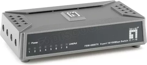 Photo de Switch réseau ethernet LevelOne PalmCom FSW-0808TX - 8 ports