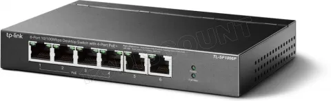 Photo de Switch réseau ethernet TP-Link TL-SF1006P - 6 ports dont 4xPoE