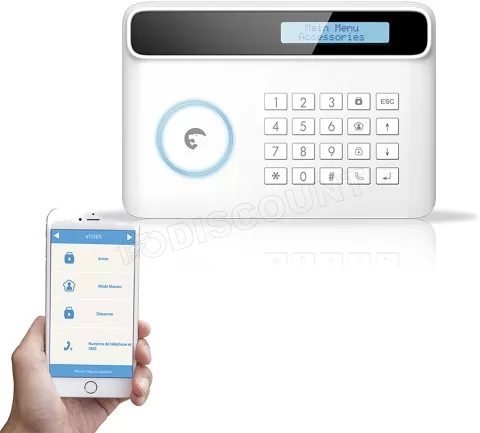 Photo de Système d'alarme sans fil eTiger S4-C-FR avec transmetteur GSM