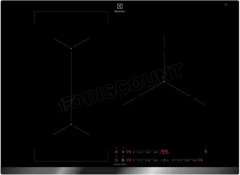 Photo de Table de Cuisson Induction Electrolux EIV73342 3 zones (Noir)