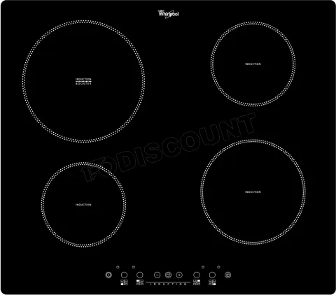 Table de Cuisson Induction Whirlpool ACM838NE 4 foyers (Noir) à