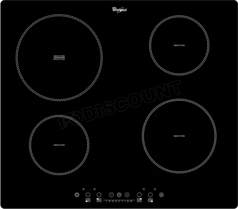 Photo de Table de Cuisson Induction Whirlpool ACM838NE 4 foyers (Noir)