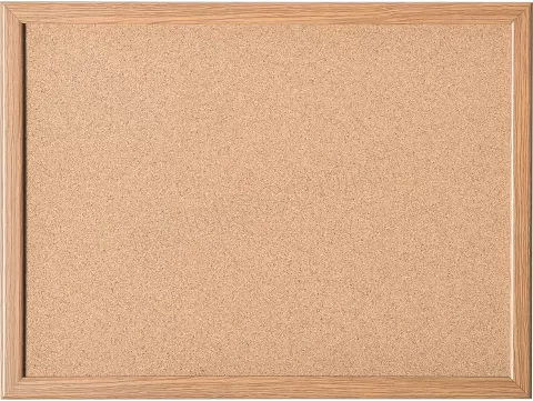 Photo de Tableau en liège avec cadre en bois Magnetoplan 100x60cm