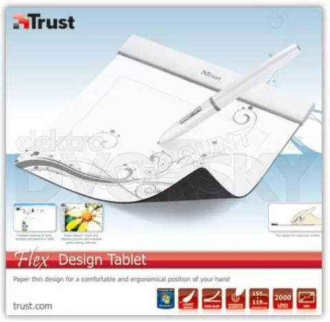 Photo de Tablette Graphique A6 Trust FLEX Design