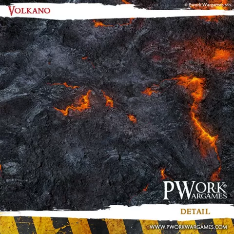 Photo de Tapis de Jeu - Neoprene Mat Volcano 44x60 (112x153cm)