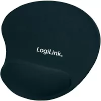 Photo de Tapis de souris avec repose poignet en gel Logilink (Noir)