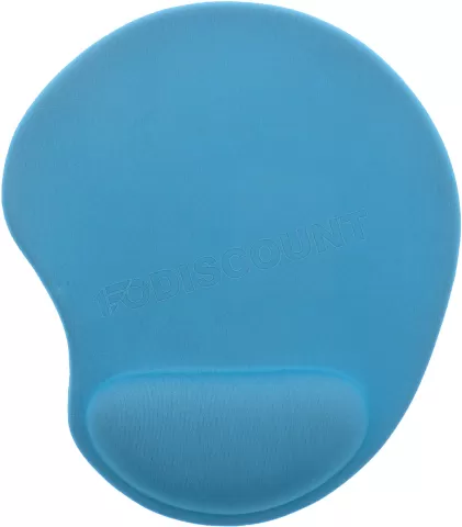 Photo de Tapis de souris avec repose poignet en gel T'nB Ergo (Bleu)