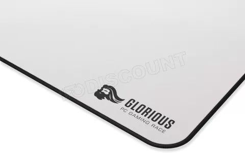 Photo de Tapis de Souris Glorious Stitched Cloth Slim - Taille XL (Blanc)