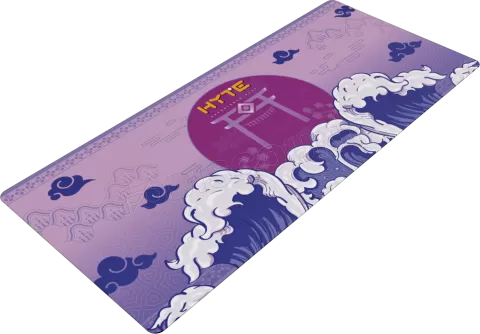 Photo de Tapis de souris Hyte Eternity Deskpad - Taille XL (Violet)