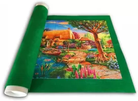 Photo de Tapis pour puzzles Jig & Puz 1000 pièces max (Vert)