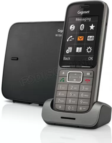 Photo de Téléphone fixe sans fil DECT/Bluetooth Gigaset SL750 Pro - 1 combiné (Noir)